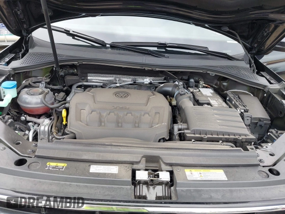 2024 Volkswagen Tiguan S with VIN 3VVRB7AX1RM175360, listed as a IAAI auction lot 42196560 with 5,133 mi miles and . Bid and sale history available at DreamBid. Image 10.