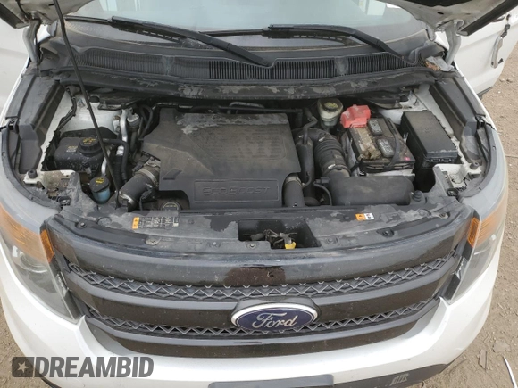 2014 Ford Explorer Sport with VIN 1FM5K8GT0EGB82176, listed as a Copart auction lot 60896715 with 129,576 mi miles and Salvage title. Bid and sale history available at DreamBid. Image 11.