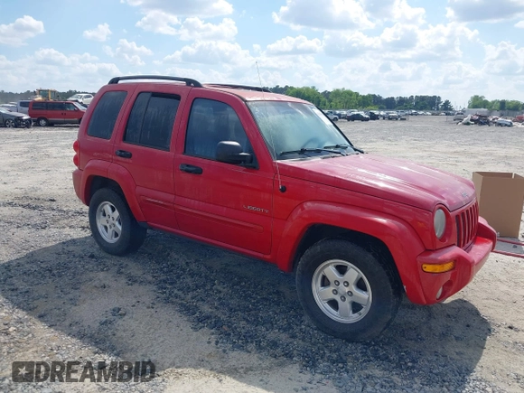 2004 Jeep Liberty Limited with VIN 1J4GK58K94W283166, listed as a IAAI auction lot 42154061 with 206,413 mi miles. Bid and sale history available at carsss.com. Image 1.