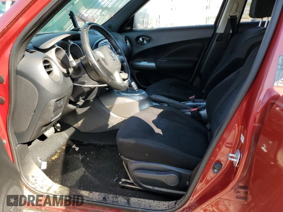 2016 Nissan Juke S z VIN JN8AF5MR2GT607653, wystawiony jako Copart lot #52260435 z przebiegiem 61 668 mil mil oraz Szkoda całkowita • Salvage title. Historia ofert i sprzedaży dostępna na DreamBid. Obrazek 7.