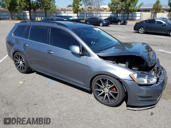 2015 Volkswagen Golf SportWagen TDI SE with VIN 3VWCA7AU8FM506683, listed as a Copart auction lot 65260753 with 143,982 mi miles. Bid and sale history available at carsss.com. Image 4.