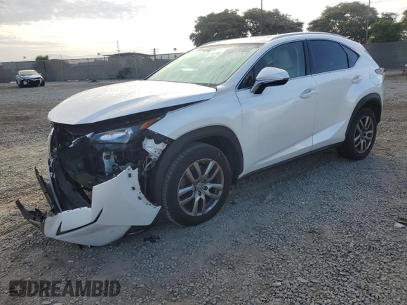2015 Lexus NX 200t with VIN JTJYARBZXF2005295, listed as a Copart auction lot 64029755 with 34,784 mi miles and Salvage title. Bid and sale history available at DreamBid. Image 1.