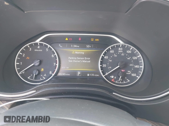 2017 Nissan Maxima SR with VIN 1N4AA6APXHC437102, listed as a IAAI auction lot 41853214 with 98,240 mi miles and . Bid and sale history available at DreamBid. Image 7.
