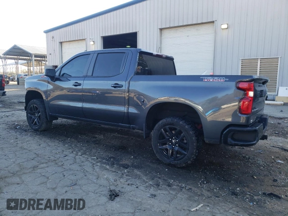 2021 Chevrolet Silverado 1500 LT Trail Boss with VIN 1GCPYFELXMZ378955, listed as a Copart auction lot 47390075 with 52,013 mi miles and Salvage Title. Bid and sale history available at DreamBid. Image 2.