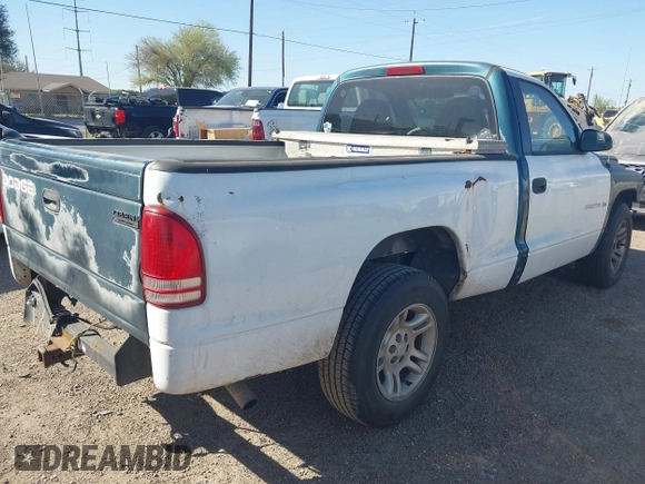 1998 Dodge Dakota SLT z VIN 1B7FL26X9WS512869, wystawiony jako IAAI lot #41746155 z przebiegiem Nie podano mil oraz . Historia ofert i sprzedaży dostępna na DreamBid. Obrazek 4.