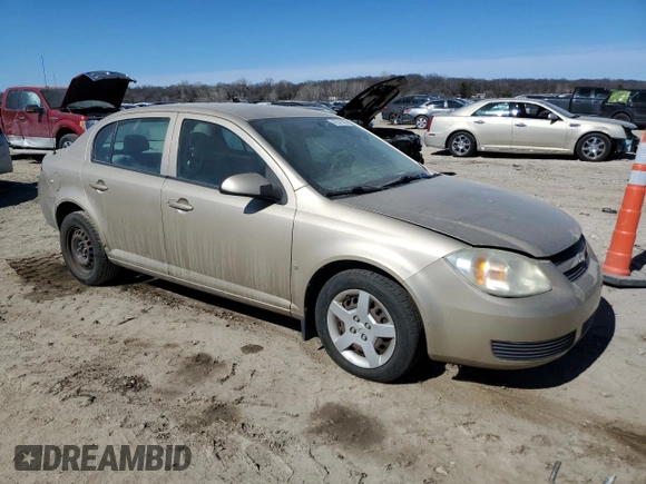 2007 Chevrolet Cobalt LT with VIN 1G1AL55F577161024, listed as a Copart auction lot 46547995 with 159,252 mi miles and Salvage Title. Bid and sale history available at DreamBid. Image 4.