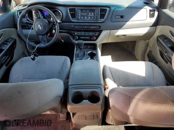 2021 Kia Sedona EX with VIN KNDMB5C19M6667326, listed as a Copart auction lot 42895925 with 47,907 mi miles and Salvage Title. Bid and sale history available at carsss.com. Image 8.