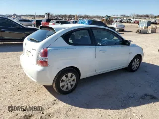 2007 Hyundai Accent SE with VIN KMHCN36C47U029548, listed as a Copart auction lot 47409735 with 125,566 mi miles and Clean Title. Bid and sale history available at carsss.com. Image 3.