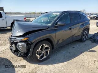 2022 Hyundai Tucson SEL with VIN 5NMJF3AE0NH002143, listed as a Copart auction lot 52083265 with 78,823 mi miles and Salvage title. Bid and sale history available at DreamBid. Image 1.