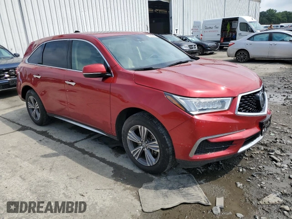 2019 Acura MDX with VIN 5J8YD4H34KL030165, listed as a Copart auction lot 62636695 with 64,753 mi miles and Salvage title. Bid and sale history available at DreamBid. Image 4.