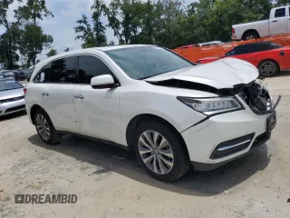 2014 Acura MDX Technology with VIN 5FRYD3H4XEB001468, listed as a Copart auction lot 63734735 with Not provided miles and Salvage title. Bid and sale history available at DreamBid. Image 4.