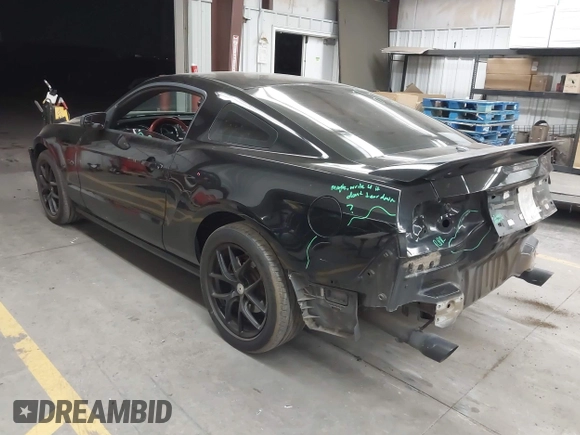 2013 Ford Mustang GT with VIN 1ZVBP8CF7D5241627, listed as a IAAI auction lot 42485858 with 107,547 mi miles and . Bid and sale history available at DreamBid. Image 3.