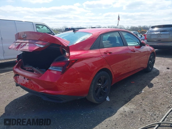 2021 Hyundai Elantra SEL z VIN 5NPLM4AG1MH022716, wystawiony jako IAAI lot #41930285 z przebiegiem 53 294 mil mil oraz . Historia ofert i sprzedaży dostępna na DreamBid. Obrazek 4.