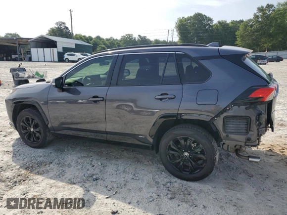 2022 Toyota RAV4 Hybrid SE with VIN JTM16RFVXNJ016590, listed as a Copart auction lot 56836825 with 55,091 mi miles and Salvage title. Bid and sale history available at DreamBid. Image 2.