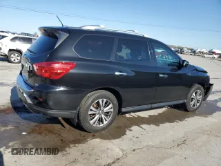 2017 Nissan Pathfinder Platinum with VIN 5N1DR2MN2HC659390, listed as a Copart auction lot 51912645 with 96,081 mi miles and Salvage Title. Bid and sale history available at carsss.com. Image 3.