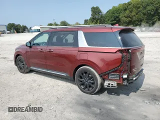2024 Kia Carnival SX with VIN KNDNE5H32R6305576, listed as a Copart auction lot 71077374 with 22,713 mi miles and Salvage Title. Bid and sale history available at carsss.com. Image 2.