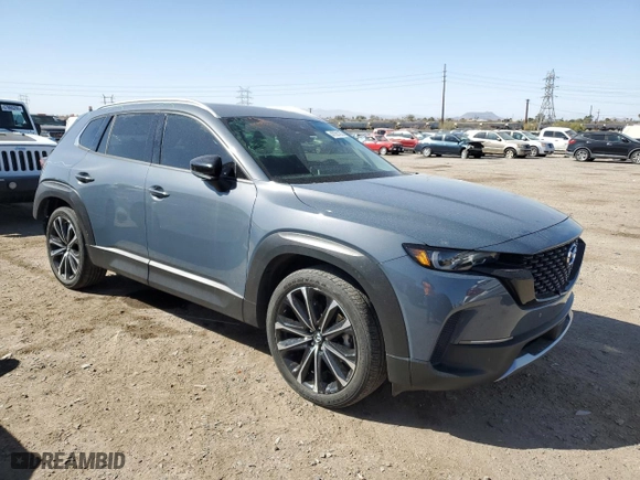 2023 Mazda CX-50 2.5 Turbo Premium Plus Package with VIN 7MMVABEY2PN100613, listed as a Copart auction lot 47291275 with 39,394 mi miles and Salvage Title. Bid and sale history available at carsss.com. Image 4.