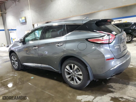 2016 Nissan Murano SL with VIN 5N1AZ2MH6GN165968, listed as a Copart auction lot 88389665 with 193,320 mi miles and Salvage Title. Bid and sale history available at carsss.com. Image 2.