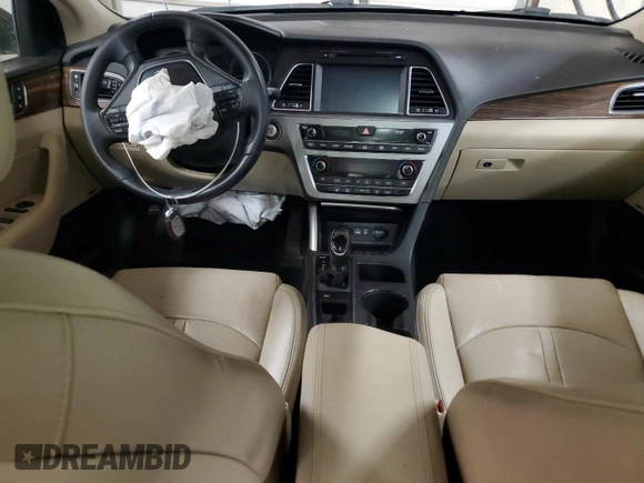 2016 Hyundai Sonata Sport with VIN 5NPE34AF3GH322135, listed as a Copart auction lot 55730525 with 100,404 mi miles and Non Repairable. Bid and sale history available at DreamBid. Image 8.