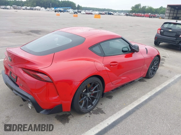 2024 Toyota Supra 3.0 with VIN WZ1DB0G03RW066541, listed as a IAAI auction lot 42520943 with 12,285 mi miles and . Bid and sale history available at DreamBid. Image 4.