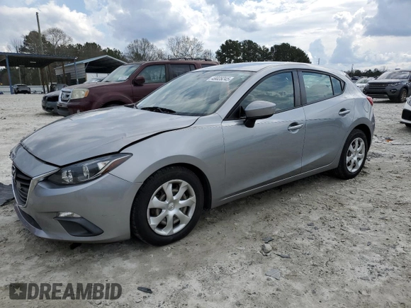 2016 Mazda 3 i Sport with VIN 3MZBM1J78GM273593, listed as a Copart auction lot 49025245 with 120,171 mi miles and Salvage Title. Bid and sale history available at DreamBid. Image 1.