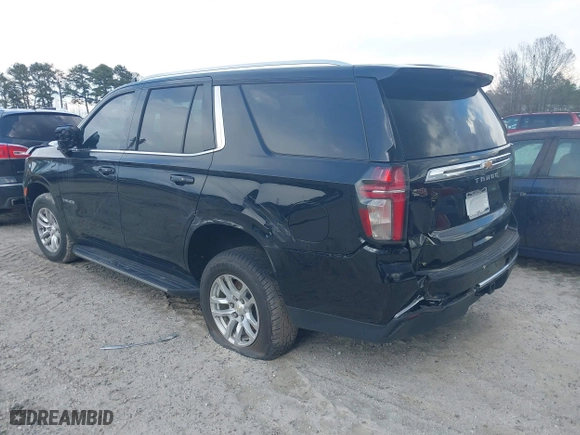 2021 Chevrolet Tahoe LT with VIN 1GNSCNKD8MR248213, listed as a IAAI auction lot 41173322 with 121,393 mi miles. Bid and sale history available at carsss.com. Image 3.