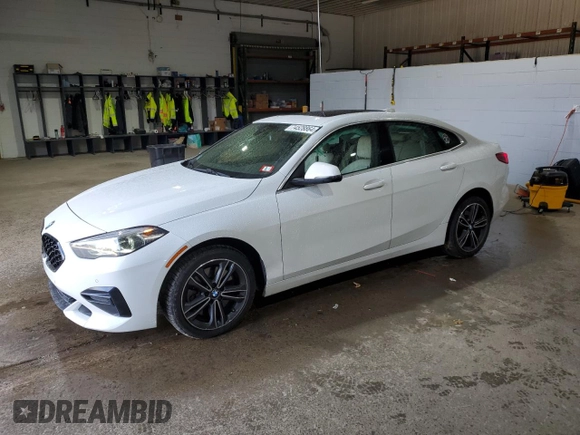 2022 BMW 2 Series 228i xDrive with VIN WBA73AK01N7K47824, listed as a Copart auction lot 74528864 with 64,912 mi miles and Salvage Title. Bid and sale history available at carsss.com. Image 1.