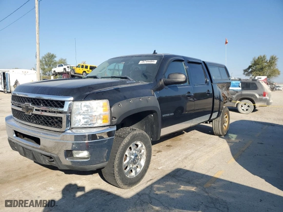 2011 Chevrolet Silverado 2500HD LTZ with VIN 1GC1KYCG5BF249139, listed as a Copart auction lot 75744484 with 224,194 mi miles and Salvage Title. Bid and sale history available at carsss.com. Image 1.