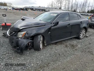 2008 Lexus IS 250 with VIN JTHCK262185018631, listed as a Copart auction lot 50308475 with 0 mi miles and Salvage Title. Bid and sale history available at carsss.com. Image 1.