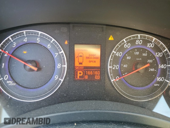 2008 Infiniti EX Journey with VIN JNKAJ09F18M361345, listed as a Copart auction lot 53766365 with 166,160 mi miles and Clean title. Bid and sale history available at DreamBid. Image 9.