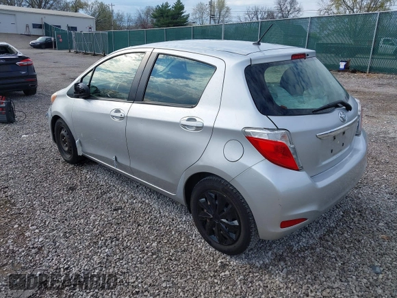 2013 Toyota Yaris L with VIN JTDKTUD32DD559222, listed as a IAAI auction lot 41883929 with 156,479 mi miles. Bid and sale history available at carsss.com. Image 3.
