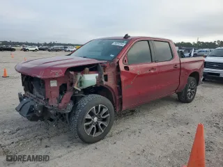 2019 Chevrolet Silverado 1500 LT with VIN 3GCPWCEK4KG138356, listed as a Copart auction lot 86092354 with 208,593 mi miles and Salvage Title. Bid and sale history available at carsss.com. Image 1.