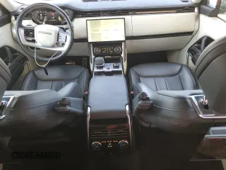 2023 Land Rover Range Rover with VIN SALK1BE72PA033361, listed as a Copart auction lot 55916455 with 37,877 mi miles and Salvage Title. Bid and sale history available at DreamBid. Image 8.