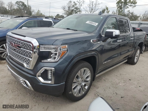 2022 GMC Sierra 1500 Limited Denali with VIN 1GTU9FEL6NZ168841, listed as a Copart auction lot 75988434 with 0 mi miles and Non Repairable. Bid and sale history available at carsss.com. Image 1.