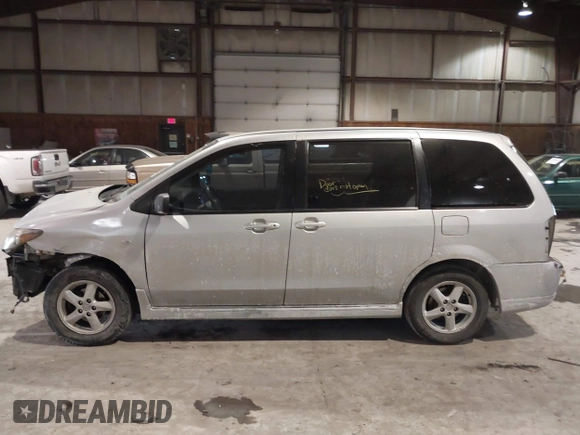 2005 Mazda MPV LX with VIN JM3LW28A350543216, listed as a IAAI auction lot 41417804 with 199,851 mi miles. Bid and sale history available at carsss.com. Image 15.