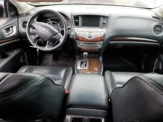 2013 Infiniti JX35 with VIN 5N1AL0MM3DC326903, listed as a Copart auction lot 72902124 with 213,631 mi miles and Salvage Title. Bid and sale history available at carsss.com. Image 8.
