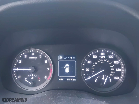 2017 Hyundai Tucson Value with VIN KM8J33A28HU301869, listed as a IAAI auction lot 41288511 with 111,143 mi miles. Bid and sale history available at carsss.com. Image 7.