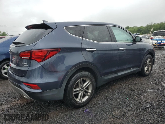2017 Hyundai Santa Fe 2.4L with VIN 5XYZTDLB2HG388227, listed as a Copart auction lot 60418195 with 105,230 mi miles and Clean title. Bid and sale history available at DreamBid. Image 3.