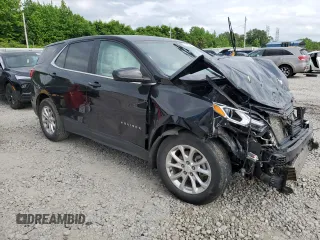 2021 Chevrolet Equinox LT with VIN 3GNAXKEV8ML312518, listed as a Copart auction lot 57049945 with Not provided miles and Salvage title. Bid and sale history available at DreamBid. Image 4.