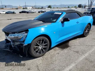 2020 Chevrolet Camaro 1LT with VIN 1G1FB3DX9L0130207, listed as a Copart auction lot 50776295 with 83,605 mi miles and Salvage title. Bid and sale history available at DreamBid. Image 1.