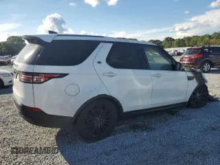 2017 Land Rover Discovery HSE with VIN SALRRBBV8HA010405, listed as a Copart auction lot 72507134 with 0 mi miles and Salvage Title. Bid and sale history available at carsss.com. Image 3.