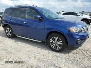 2020 Nissan Pathfinder SL with VIN 5N1DR2CMXLC592300, listed as a Copart auction lot 55471725 with 61,331 mi miles and Salvage title. Bid and sale history available at DreamBid. Image 4.