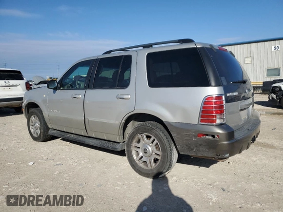 2002 Mercury Mountaineer with VIN 4M2ZU66K32ZJ43699, listed as a Copart auction lot 84080154 with 0 mi miles and Salvage Title. Bid and sale history available at carsss.com. Image 2.