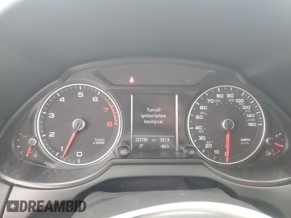 2014 Audi Q5 Premium Plus z VIN WA1DGAFP5EA062075, wystawiony jako Copart lot #52490205 z przebiegiem 222 786 mil mil oraz Szkoda całkowita • Salvage title. Historia ofert i sprzedaży dostępna na DreamBid. Obrazek 9.