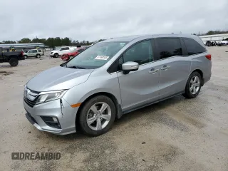 2020 Honda Odyssey EX-L z VIN 5FNRL6H74LB047668, wystawiony jako Copart lot #47469345 z przebiegiem 90 844 mil mil oraz Szkoda całkowita • Salvage title. Historia ofert i sprzedaży dostępna na DreamBid. Obrazek 1.