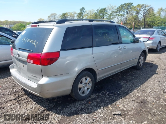 2005 Toyota Sienna CE z VIN 5TDZA23C25S342527, wystawiony jako IAAI lot #42176396 z przebiegiem Nie podano mil oraz . Historia ofert i sprzedaży dostępna na DreamBid. Obrazek 4.
