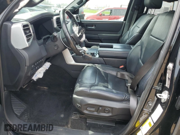 2023 Toyota Tundra Platinum Hybrid with VIN 5TFNC5DBXPX013832, listed as a Copart auction lot 54232575 with 52,894 mi miles and Clean title. Bid and sale history available at DreamBid. Image 7.