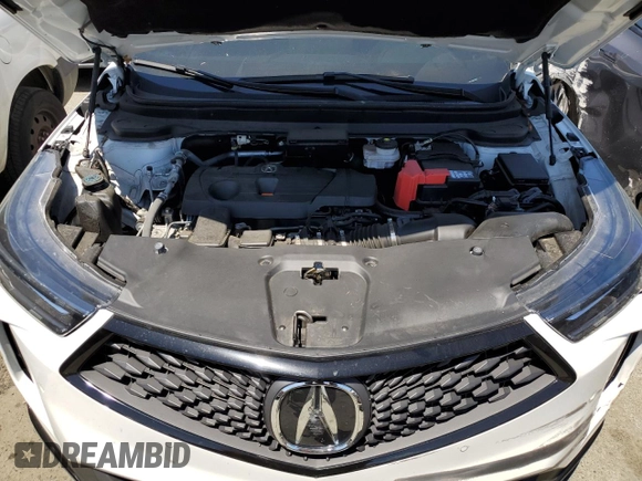 2022 Acura RDX w/A-Spec Package with VIN 5J8TC2H68NL009027, listed as a Copart auction lot 62934374 with 18,843 mi miles and Salvage Title. Bid and sale history available at carsss.com. Image 12.