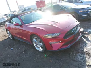 2021 Ford Mustang EcoBoost with VIN 1FATP8UH9M5157032, listed as a IAAI auction lot 41706287 with 12,503 mi miles. Bid and sale history available at carsss.com. Image 1.