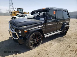 2018 Mercedes-Benz G-Class AMG G 63 with VIN WDCYC7DH6JX291237, listed as a Copart auction lot 57343814 with 0 mi miles and Salvage Title. Bid and sale history available at carsss.com. Image 1.